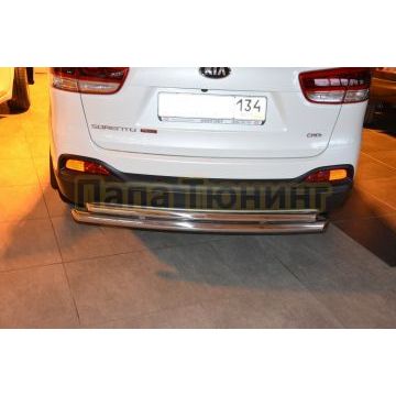 Защита заднего бампера d60/42 для Kia Sorento Prime 2018-