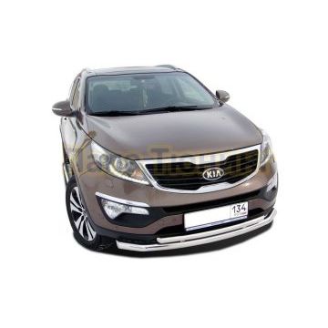 Защита переднего бампера d60/42 для Kia Sportage 2010-2015