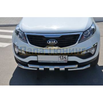 Защита переднего бампера G d60 для Kia Sportage 2010-2015