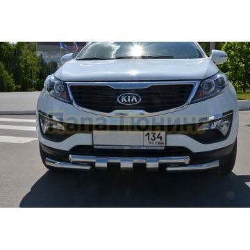 Защита переднего бампера G d60 для Kia Sportage 2010-2015