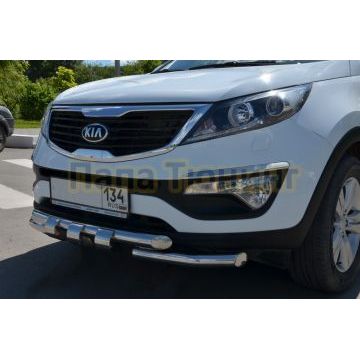 Защита переднего бампера G d60 для Kia Sportage 2010-2015
