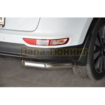 Защита заднего бампера угловая d60 для Kia Sportage 2016-2018