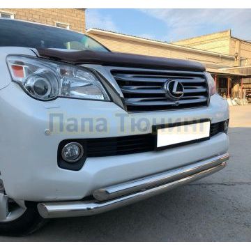 Защита переднего бампера d76/60 для Lexus GX460 2009-2013