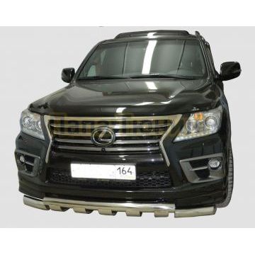Защита переднего бампера (G) d76 для Lexus LX 570 SP 2015-