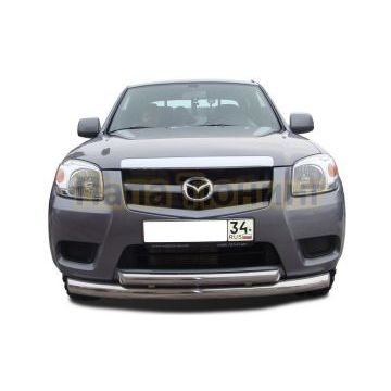 Защита переднего бампера d76/60 для Mazda BT50 2006-2011