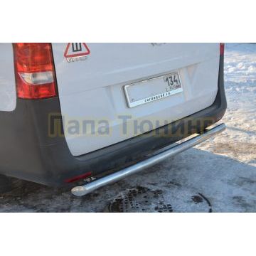 Защита заднего бампера d60 для Mercedes-Benz Vito 2014- Защита заднего бампера d60 для Mercedes-Benz Vito 2014-