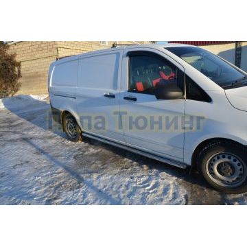 Защита штатного порога d60 для Mercedes-Benz Vito 2014- Защита штатного порога d60 для Mercedes-Benz Vito 2014-