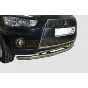 Защита переднего бампера d60 для Mitsubishi Outlander XL 2010-2011 Защита переднего бампера d60 для Mitsubishi Outlander XL 2010-2011