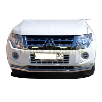 Защита переднего бампера d76 для Mitsubishi Pajero 4 2006-2017