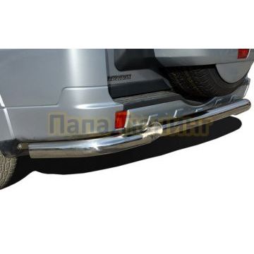 Защита заднего бампера большая угловая d76 для Mitsubishi Pajero 4 2006-2017