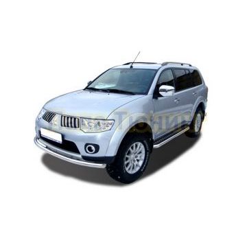 Защита переднего бампера d76 для Mitsubishi Pajero Sport 2008-2016