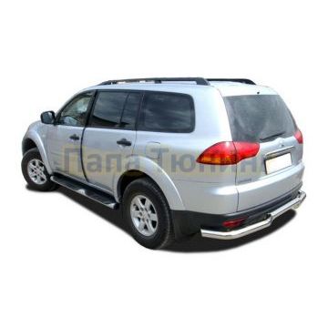 Защита заднего бампера d76 для Mitsubishi Pajero Sport 2008-2016