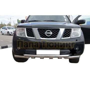 Защита переднего бампера (G) d60/60 для Nissan Pathfinder 2004-2010