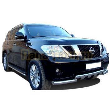 Защита переднего бампера (G ) d76 для Nissan Patrol 2010-2013