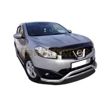 Защита переднего бампера скоба d60/42 для Nissan Qashqai 2007-2010