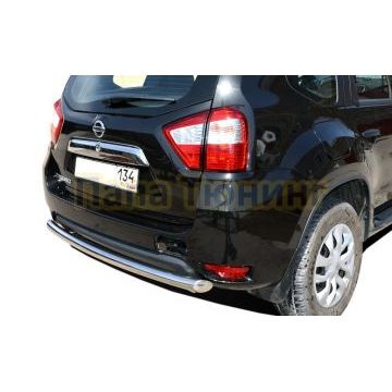 Защита заднего бампера (радиус) d60 для Nissan Terrano 2014-