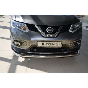 Защита переднего бампера d60 для Nissan X-trail 2015-2018 (Т32)