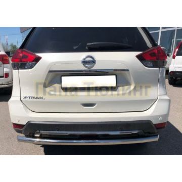 Защита заднего бампера d60 для Nissan X-trail 2018- (Т32)