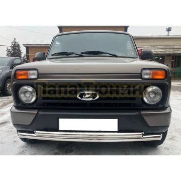 Защита переднего бампера d53/42 для Niva Urdan 2121 2014-
