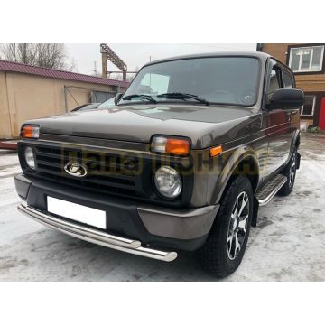 Защита переднего бампера d53/42 для Niva Urdan 2121 2014-