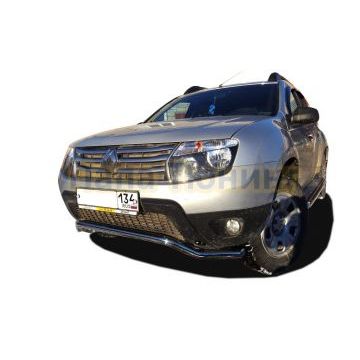 Защита переднего бампера скоба d53 для Renault Duster 2011-2015