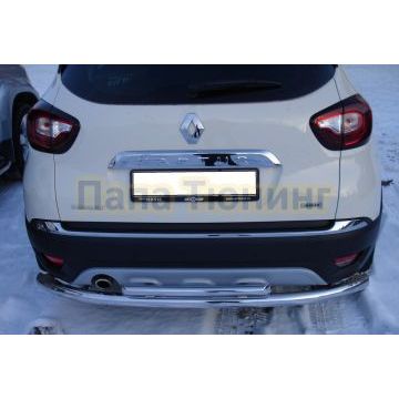 Защита заднего бампера d60/42 для Renault Kaptur 2016-2020