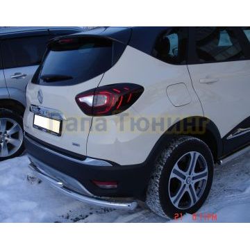 Защита заднего бампера d60/42 для Renault Kaptur 2016-2020