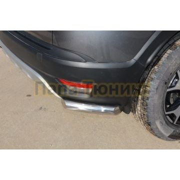 Защита заднего бампера угловая d53 для Renault Kaptur 2016-2020