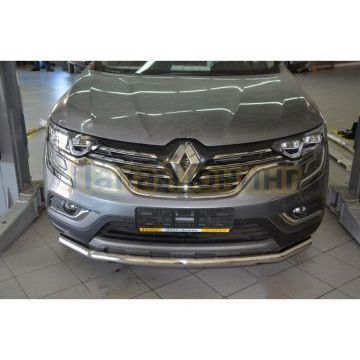 Защита переднего бампера d60 для Renault Koleos 2017- Защита переднего бампера d60 для Renault Koleos 2017-