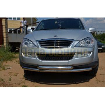 Защита переднего бампера d60/60 для Ssang yong Kyron 2007-2015