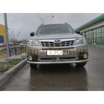 Защита переднего бампера d60 для Subaru Forester 2011-2013
