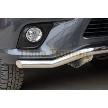 Защита переднего бампера волна d60 для Toyota Hilux 2015-2018