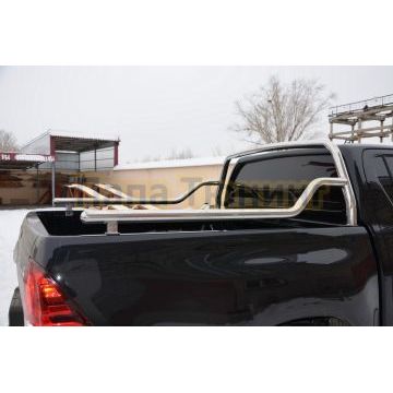 Защитная дуга Папа Тюнинг d60/53 для Toyota Hilux 2021-