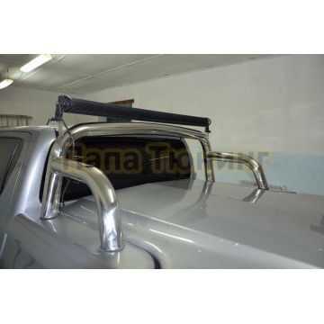 Защитная дуга Папа Тюнинг d76 для Toyota Hilux 2021-