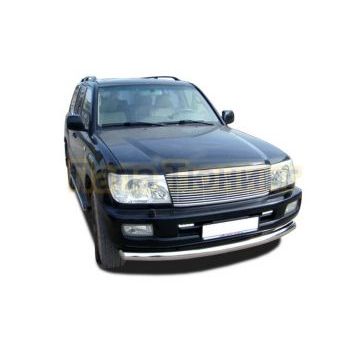 Защита переднего бампера (радиус) d76 для Toyota Land Cruiser 100 1998-2007