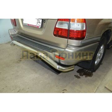 Защита заднего бампера волна d76 для Toyota Land Cruiser 100 1998-2007