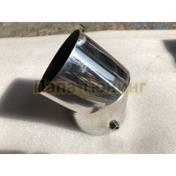 Насадка на глушитель d76 для Toyota Land Cruiser Prado 150 2010-2014