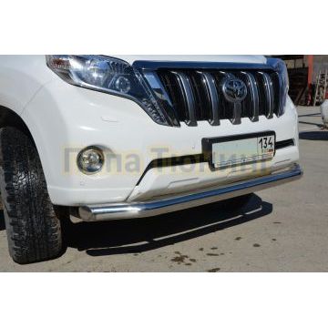 Защита переднего бампера d76 для Toyota Land Cruiser Prado 150 2013-2017