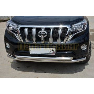Защита переднего бампера d60/60 для Toyota Land Cruiser Prado 150 2013-2017