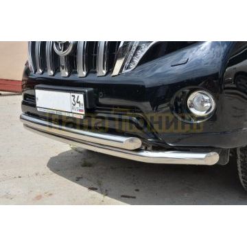 Защита переднего бампера d60/60 для Toyota Land Cruiser Prado 150 2013-2017