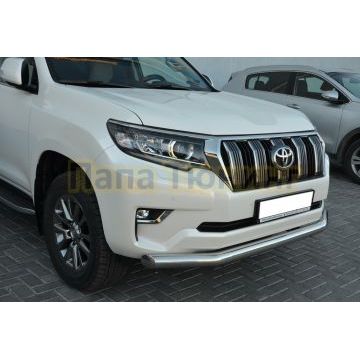 Защита переднего бампера d76 для Toyota Land Cruiser Prado 150 2017-