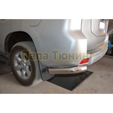 Защита заднего бампера угловая малая d76 для Toyota Land Cruiser Prado 150 2017-