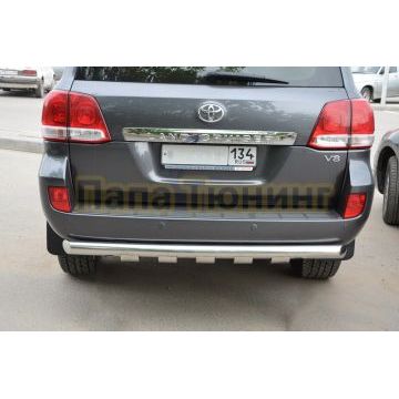 Защита заднего бампера G d76 для Toyota Land Cruiser 200 2012-2015