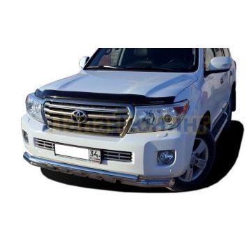 Защита переднего бампера (G) 5 «зубьев» d76 для Toyota Land Cruiser 200 2012-2015