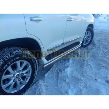 Защита штатного порога под порог d53 для Toyota Land Cruiser 200 TRD 2019- Защита штатного порога под порог d53 для Toyota Land Cruiser 200 TRD 2019-