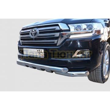 Защита переднего бампера (G) d76 для Toyota Land Cruiser 200 2015-