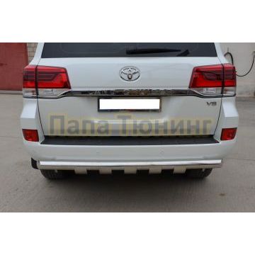 Защита заднего бампера G d76 для Toyota Land Cruiser 200 2015-