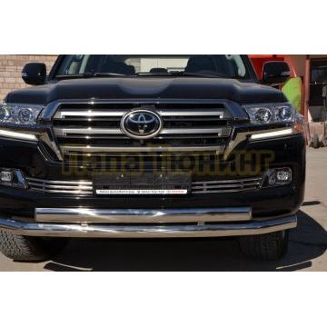 Решетка передняя d16 для Toyota Land Cruiser 200 2015-