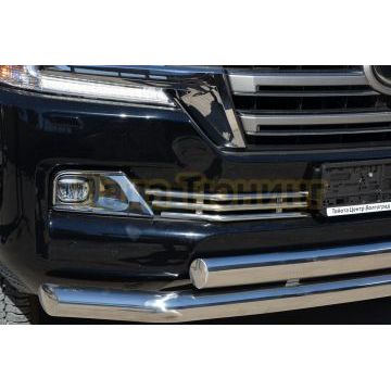 Решетка передняя d16 для Toyota Land Cruiser 200 2015-