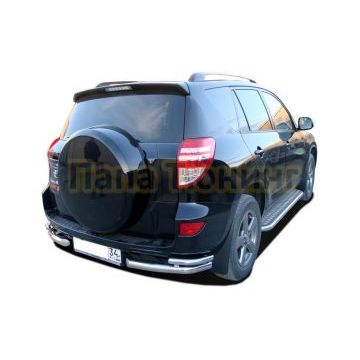 Защита заднего бампера угловая d60/42 для Toyota RAV4 2010-2012